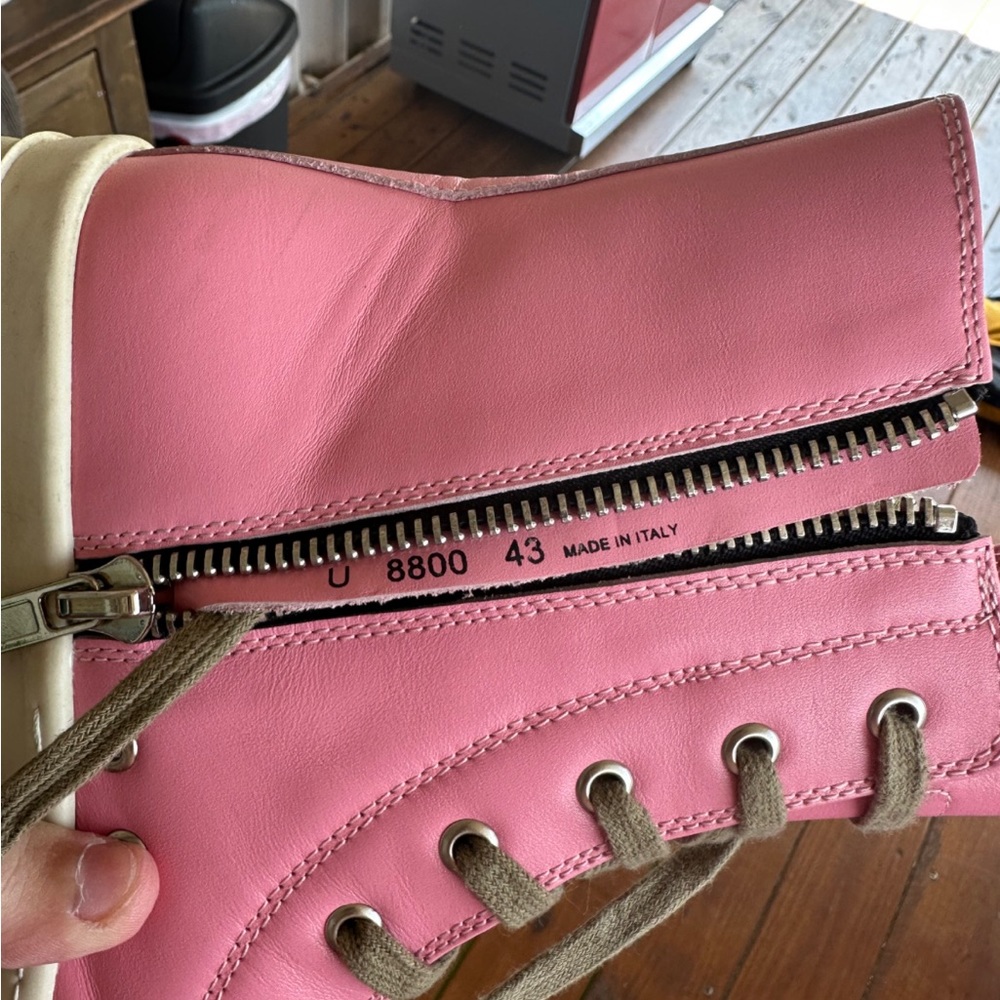 Pink rick owens ramones